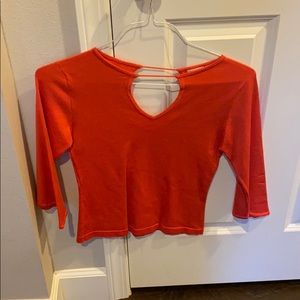 Cute key hole top front and back